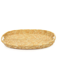 Wheatgrass Oval Tray