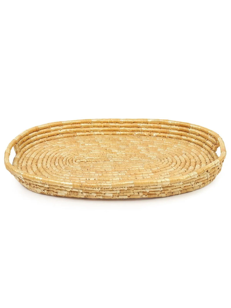 Wheatgrass Oval Tray