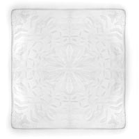 White Applique Cushion Cover