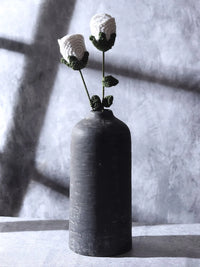White Crochet Rose