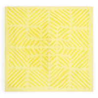 Yellow Applique Cushion Cover