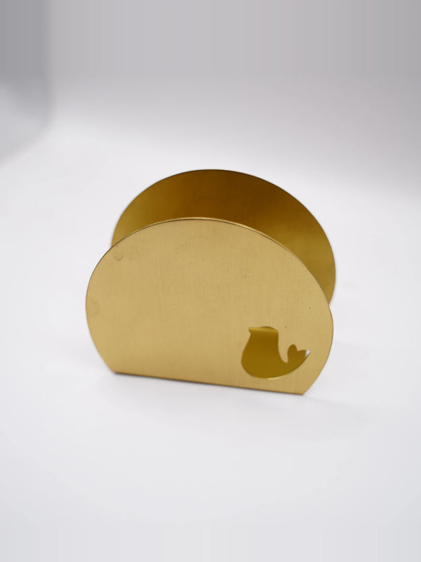 Bird Brass Napkin Holder