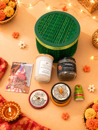 Channapatna & Candle Diwali Gift Box