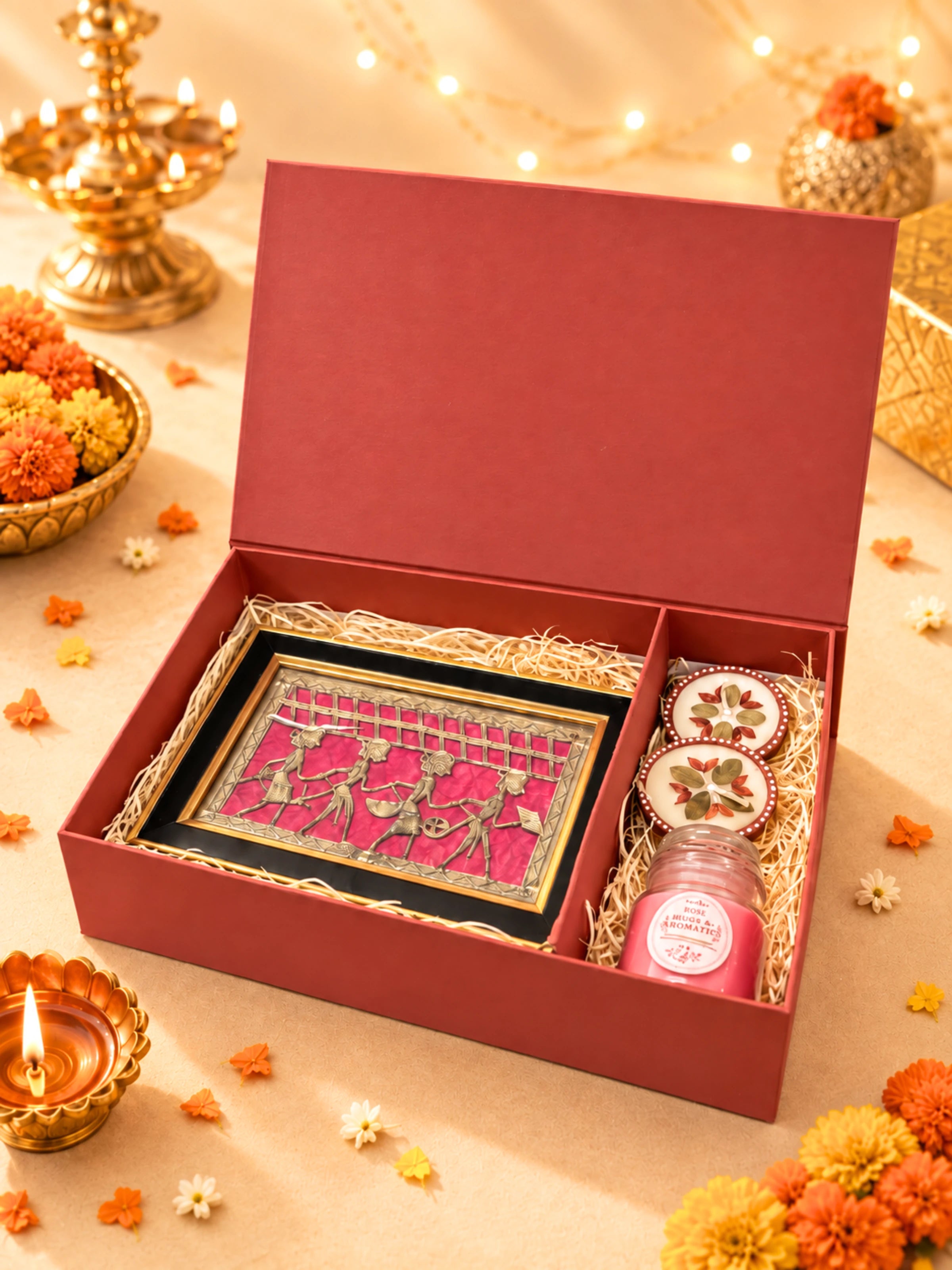 Dokra Art Diwali Gift Box