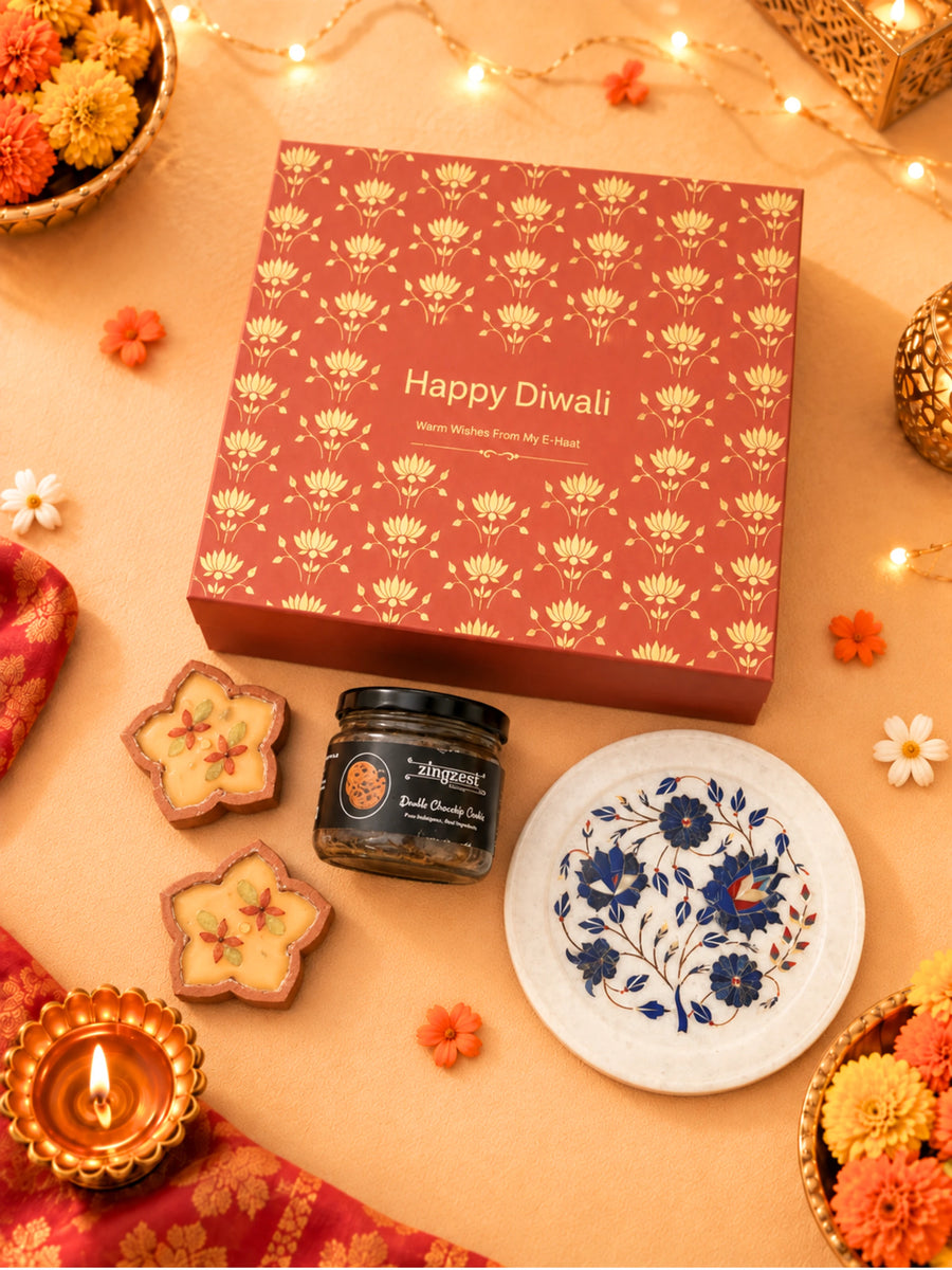 Marble Inlay Diwali Gift Box