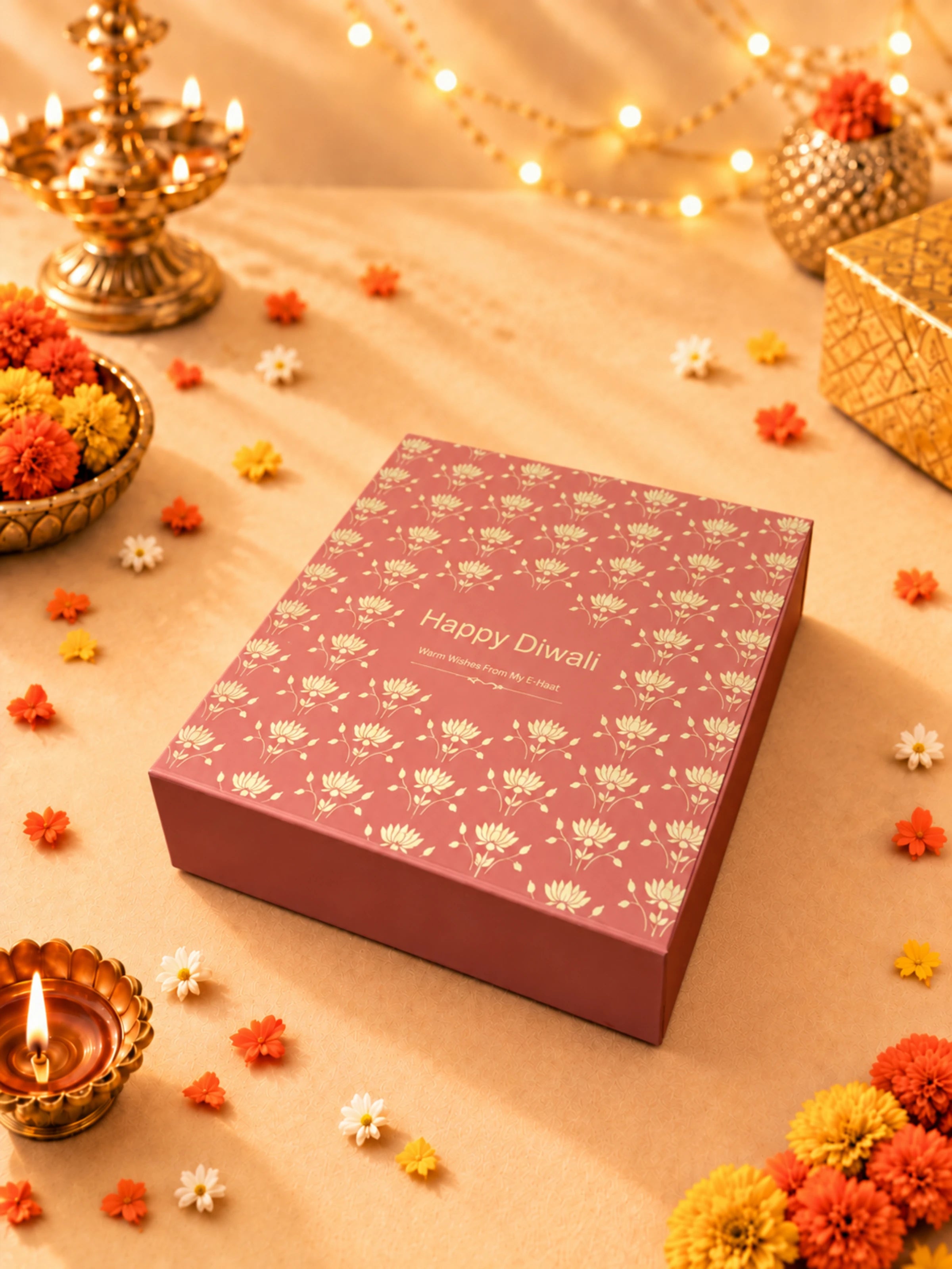 Marble Inlay Diwali Gift Box