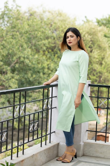 Khadi cotton kurta for ladies online