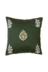 Block Printing / Hand Embroidered / Cushion Cover