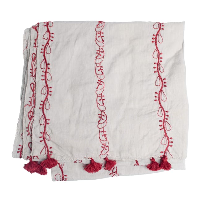 Chikankari / Cotton Stole / Off White Colour