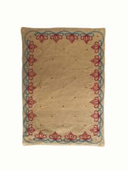 Samuday Crafts Cotton Yarn Dye Lenda Beige Tablemat