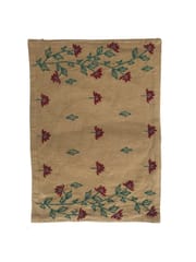 Samuday Crafts  Cotton Yarn Dye Beige Tablemat