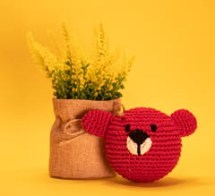 Handmade Crochet Stress Ball - Teddy (Pack Of 2)