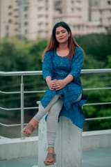 Kurti &  Leggings | Navy Blue