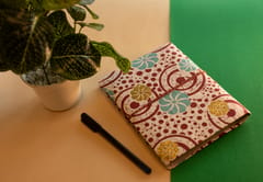 Handmade Diary / Vintage Print Cover