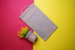 Jute Wall hanging / Green Colour / Single Pocket