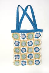 Blue & White Tote Bag