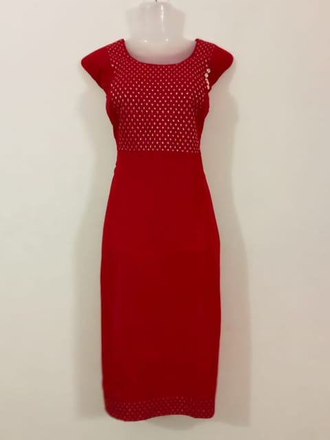 Red Kurti & Red Plazo