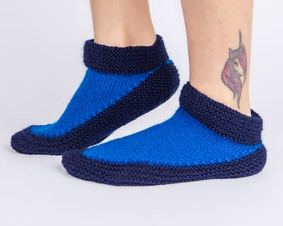 Royal Blue & Navy Blue Socks | Acrylic Wool