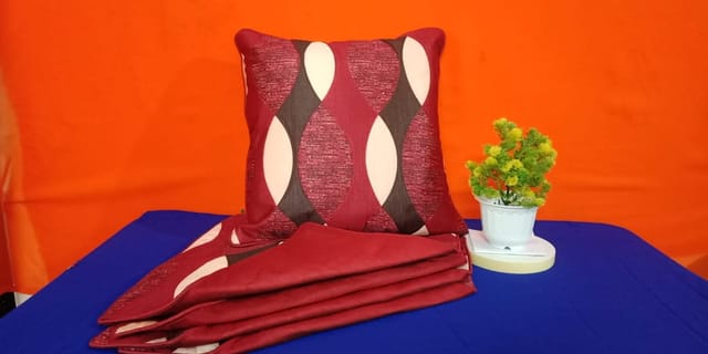 Multi Color Cushion Cover - Set Of 5