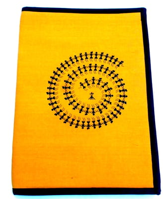 Spiral Warli motif Zip File Folder