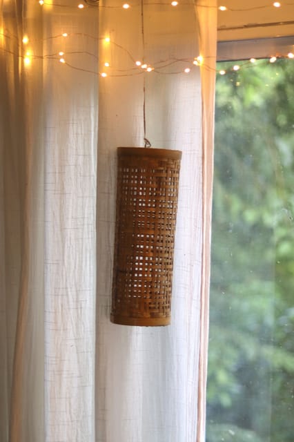 Bamboo Lampshade - Drum Shape