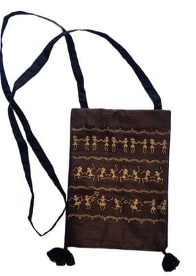 Silk Sling Bag / Warli Art / Stylish