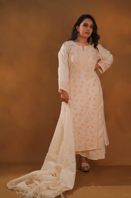 Dyeable Kurta and Dupatta