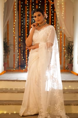 Organza Saree