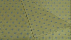 Handloom Plain Weave All Over Small Motif Running Fabric. Silk / Silk ,Munga-FAB-021