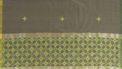 Handloom Kadwa Booti With Silk Thread Dupatta. Silk / Cotton -DUP-016A