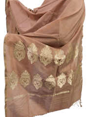 Handloom Banarasi stole silk/cotton. VWAS-STL-001