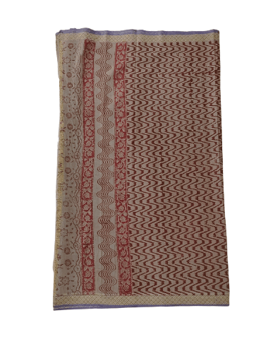 Red Kalamkari Saree VMM 8