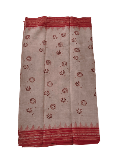 Red Kalamkari Saree VMM 10
