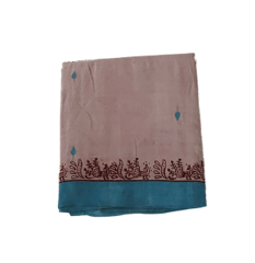 Blue Kalamkari Saree VMM 11