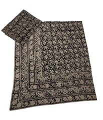 Black Kalamkari Bedsheet VMM 02