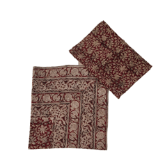 Red Kalamkari Bedsheet VMM 03