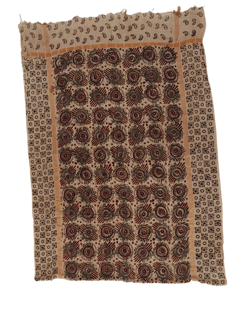 Red and Green Kalamkari Dupatta 006