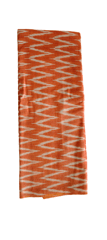 Orange Ikkat Fabric-01