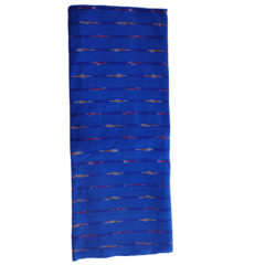 Blue Ikkat Fabric-010