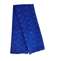 Blue Ikkat Fabric-010