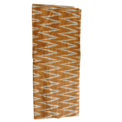 Mustard Ikkat Fabric-017