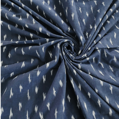 Blue Ikkat Fabric