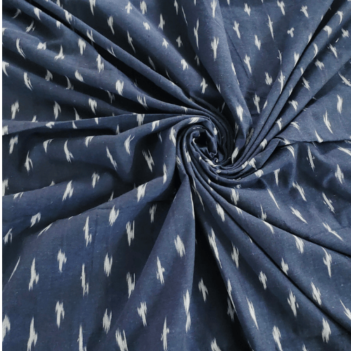 Blue Ikkat Fabric