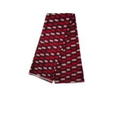 Maroon Ikkat Fabric
