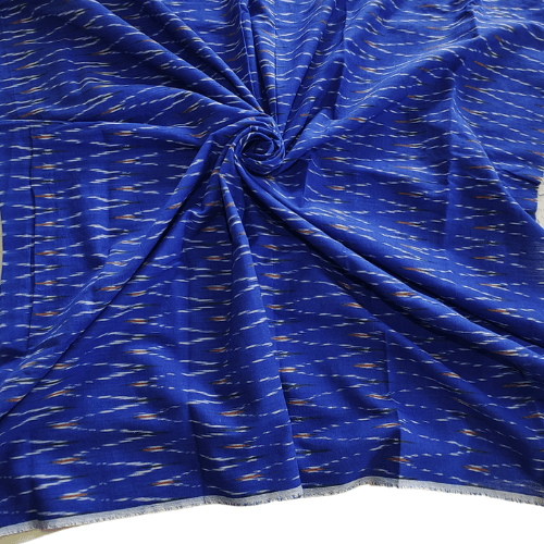 Blue Ikkat Fabric