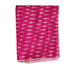 Pink Ikkat Fabric