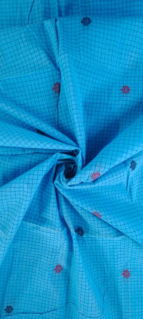Blue Checks Fabric