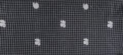 Black Checks Fabric