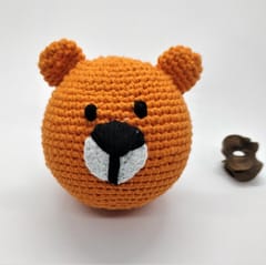 Handmade Crochet Stress Ball - Teddy (Pack Of 2)