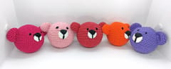 Handmade Crochet Stress Ball - Teddy (Pack Of 2)